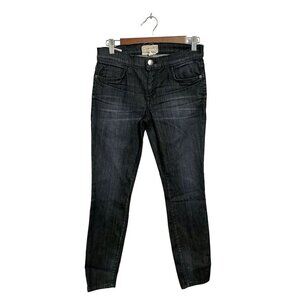 Current/Elliott The Stiletto Skinny Jeans Black Dark Gray Women Size 27